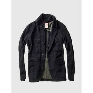NEW RELWEN men's sweatshirt trap blazer in navy